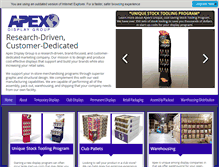 Tablet Screenshot of apexpop.com